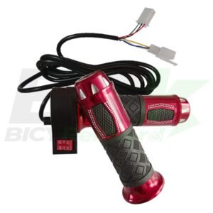 Acelerador con botón de 3 velocidades de lujo-2Mts Cable, Rojo