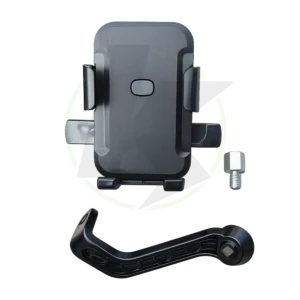 Cellular Holder Black, Plastic Body with Metal Arm, Type A - Black